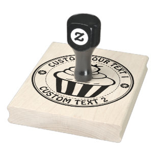 Personalised Homemade Logo Custom Rubber Stamp