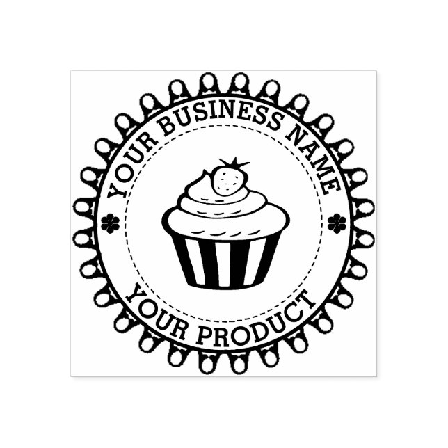 Personalised Homemade Logo Custom Rubber Stamp (Imprint)