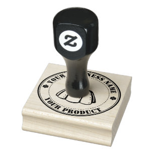 Personalised Homemade Logo Custom Rubber Stamp