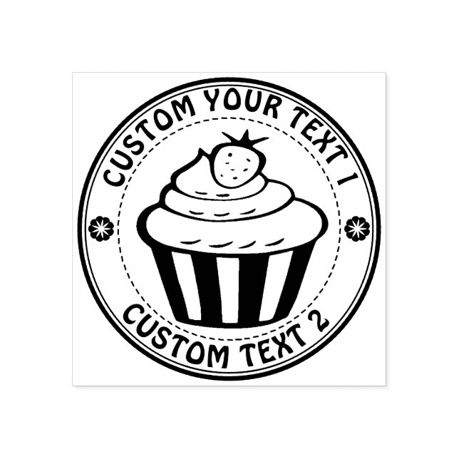 Personalised Homemade Logo Custom Rubber Stamp (Imprint)