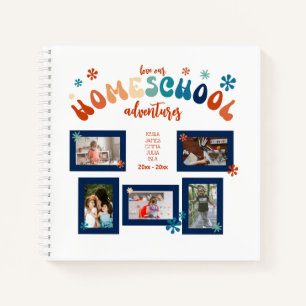 Personalised Homeschool Photo Collage Scrapbook Notebook