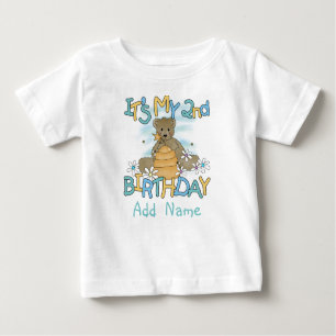 Personalised Honey Bear 2nd Birthday Tshirt