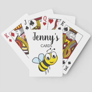 Personalised Honey Bee Playing Cards Gift