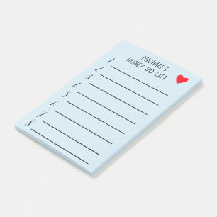 Personalised Honey Do List Gift Custom Post-it Notes