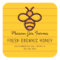 Personalised Honey Jar Labels | Honeycomb Bee