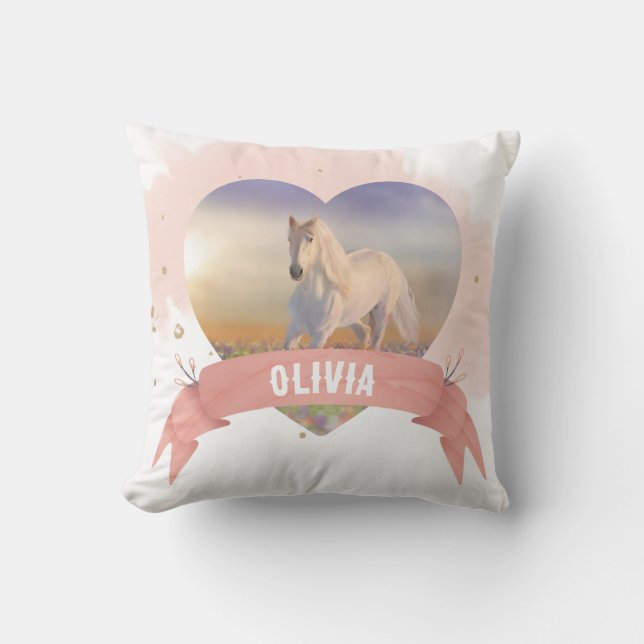 Personalised Horse Cushion (Front)