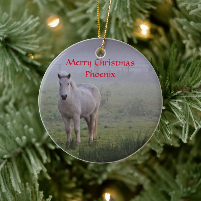 Personalised Horse friend Christmas ornament (Tree)
