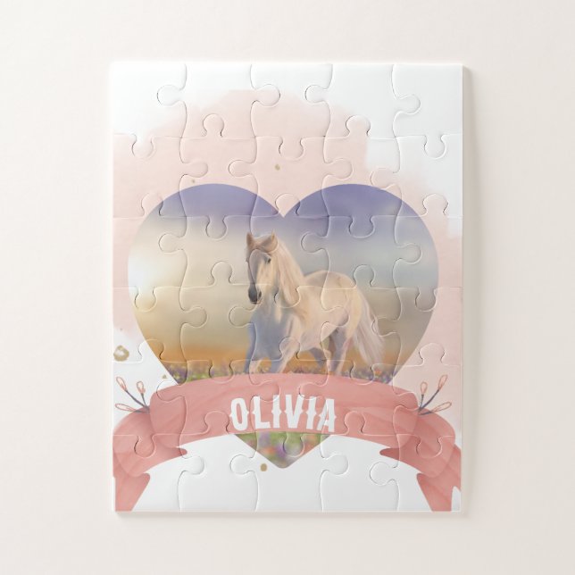 Personalised Horse Jigsaw Puzzle (Vertical)