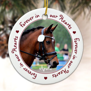 Personalised Horse Keepsake Pet Memorial Ceramic Ornament