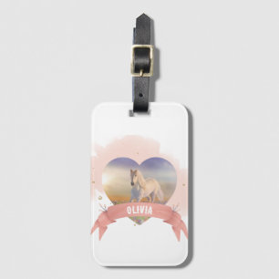 Personalised Horse Luggage Tag