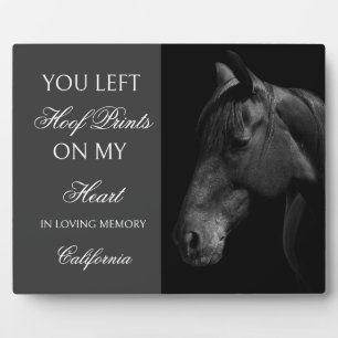 Personalised Horse Memorial Plaque Custom photo