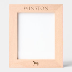 Personalised Horse Name Equestrian Custom Etched Frames