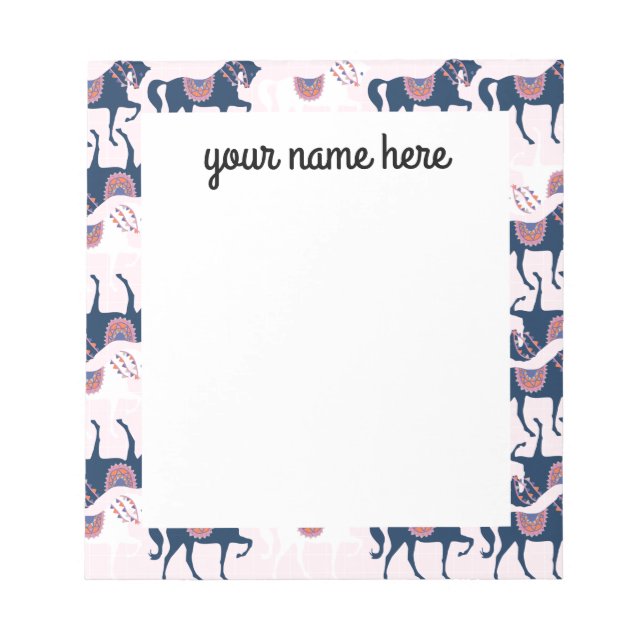 Personalised Horse Notepad (Front)