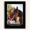Personalised Horse Photo Black