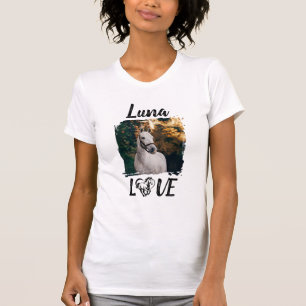 Personalised Horse Photo Equestrian T-Shirt
