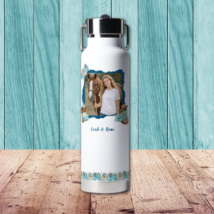 Personalised Horse Photo Water Bottle Design