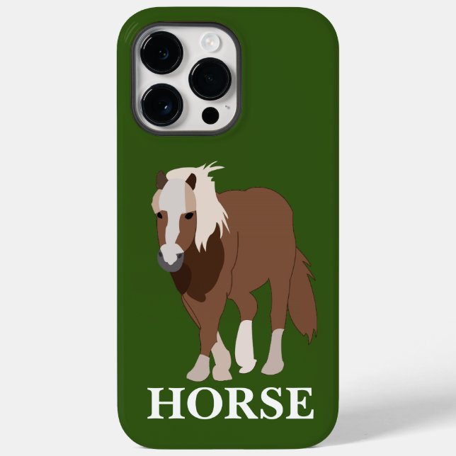 Personalised Horse Rider Lover  Case-Mate iPhone Case (Back)