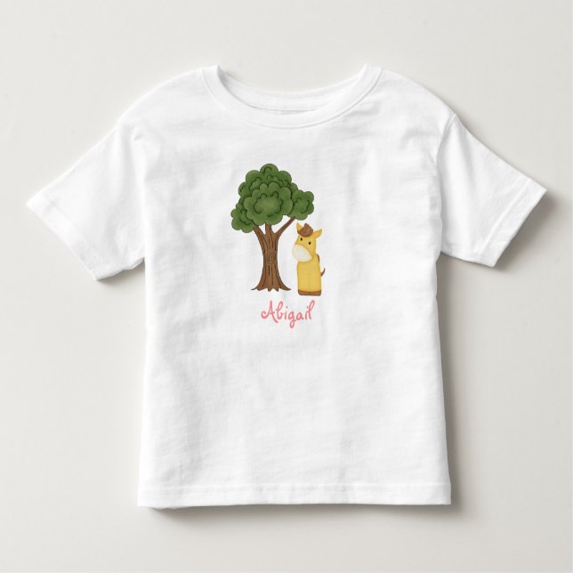 Personalised Horse T-Shirt for Girls (Front)