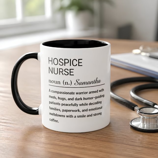 Personalised Hospice Nurse Definition  Coffee Mug (Creator Uploaded)