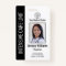Personalised Hospital Employee Logo Photo Black ID
