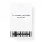 Personalised Hospital Employee Logo & Photo ID Bad