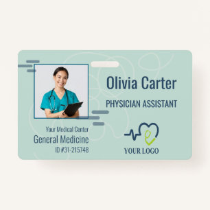 Personalised Hospital Employee Logo & Photo ID Bad ID Badge
