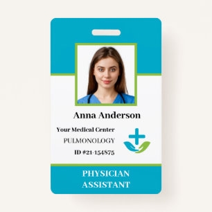 Personalised Hospital Employee Logo & Photo ID Bad ID Badge