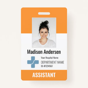 Personalised Hospital Employee Logo & Photo ID Bad ID Badge