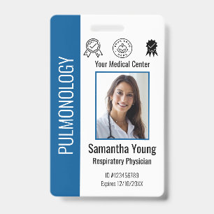 Personalised Hospital Employee Logo & Photo ID Badge