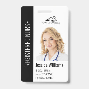 Personalised Hospital Employee Logo & Photo ID Badge