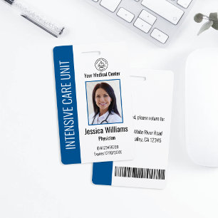 Personalised Hospital Employee Logo & Photo ID Badge
