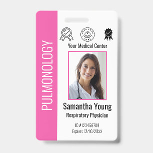 Personalised Hospital Employee Logo & Photo ID Badge