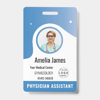 Personalised Hospital Employee Logo & Photo ID Badge