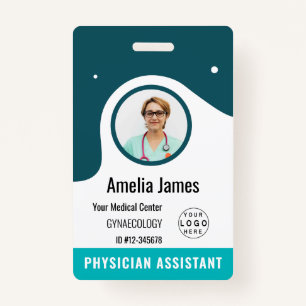 Personalised Hospital Employee Logo & Photo ID ID Badge