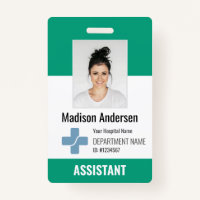 Personalised Hospital Employee Logo & Photo ID