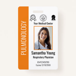 Personalised Hospital Employee Logo & Photo ID  ID Badge