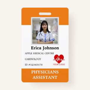 Personalised Hospital Employee Logo & Photo ID ID  ID Badge
