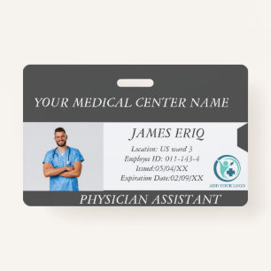 personalised Hospital Employee Photo ID Badge