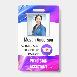 Personalised Hospital Employee Photo ID Badge