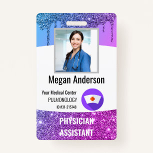 Personalised Hospital Employee Photo ID Badge