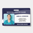 Personalised Hospital Employee Photo ID Badge