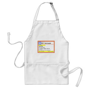 Personalised Hot Chocolate Prescription Standard Apron