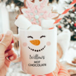 Personalised Hot Chocolate Snowman Kids Coffee Mug<br><div class="desc">This personalised hot chocolate snowman design is a perfect gift for kids, especially after coming in from playing in the snow! This can be printed with any name and beverage. Easy to edit and have printed! These make a perfect Christmas gift, stocking stuffer, holiday gift swap or use as a...</div>