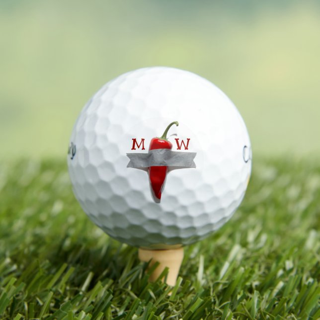 Personalised Hot Golfer Callaway Golf Balls (Insitu Tee)