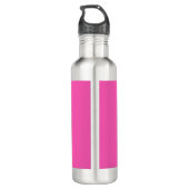 Personalised Hot Pink Monogram 710 Ml Water Bottle (Back)