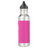 Personalised Hot Pink Monogram 710 Ml Water Bottle (Right)