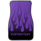 Personalised Hot Rod Flames Custom Purple Racing