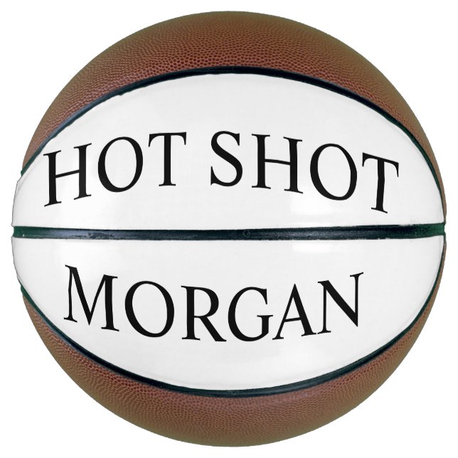 Personalised Hot Shot Basketball (Front)