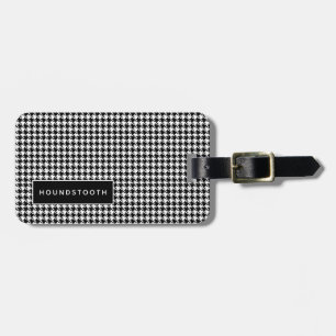 Personalised Houndstooth Luggage Tag Men Him