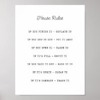 Personalised House Rules